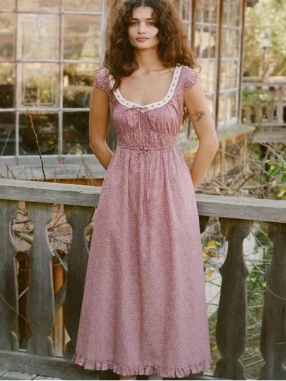 Christy Dawn Kelly Dress Heart Floral - Picture 10 of 10